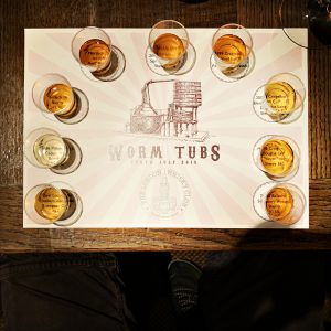 Worm tubs whisky mat